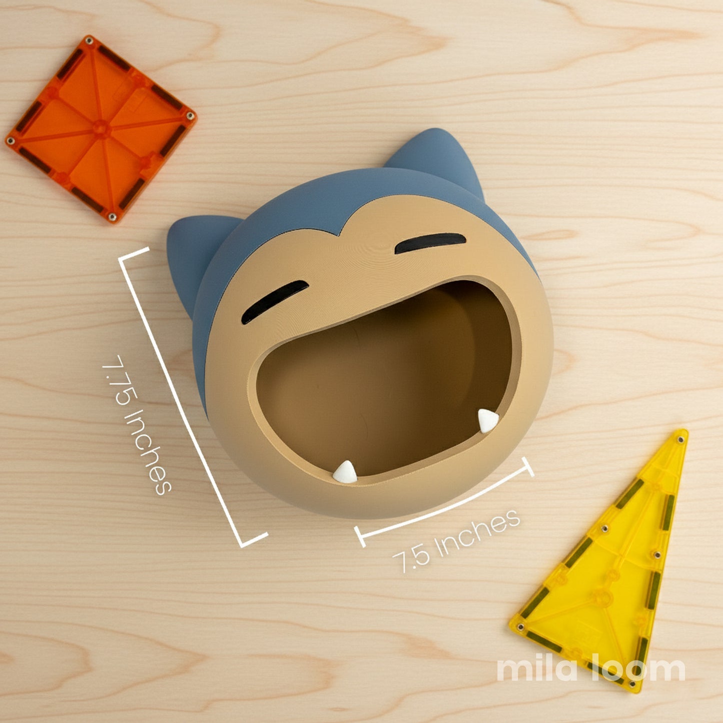 Cute Monster Snack Bin & Organizer